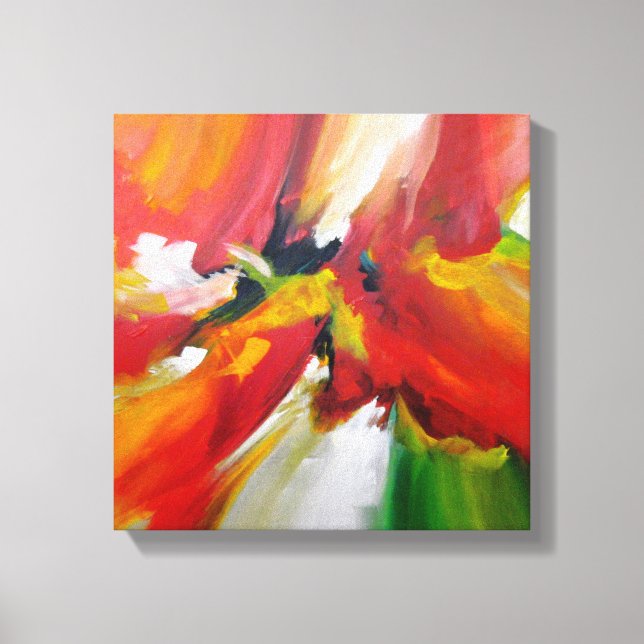 Abstract Expressionism Painting Canvas Print (Front)