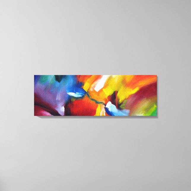 Abstract Expressionism Painting Canvas Print (Front)