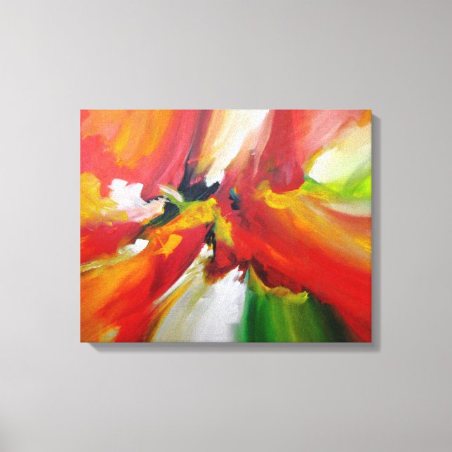 Abstract Expressionism Painting Canvas Print (Front)
