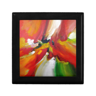 Abstract Expressionism Painting Gift Box