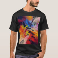 Abstract Expressionism Painting Mens Modern Black