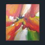 Abstract Expressionism Painting Notepad<br><div class="desc">Red Yellow Green Abstract Expressionism Painting</div>