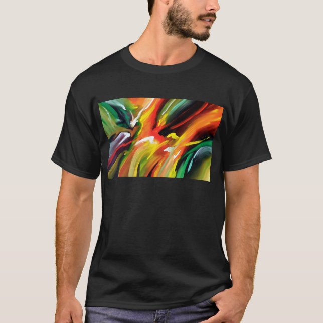 Abstract Expressionism Painting T-Shirt (Front)