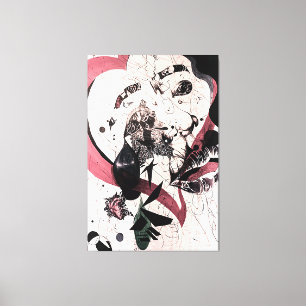 Abstract Expressionism Wall Art: Mixed Media Canvas Print