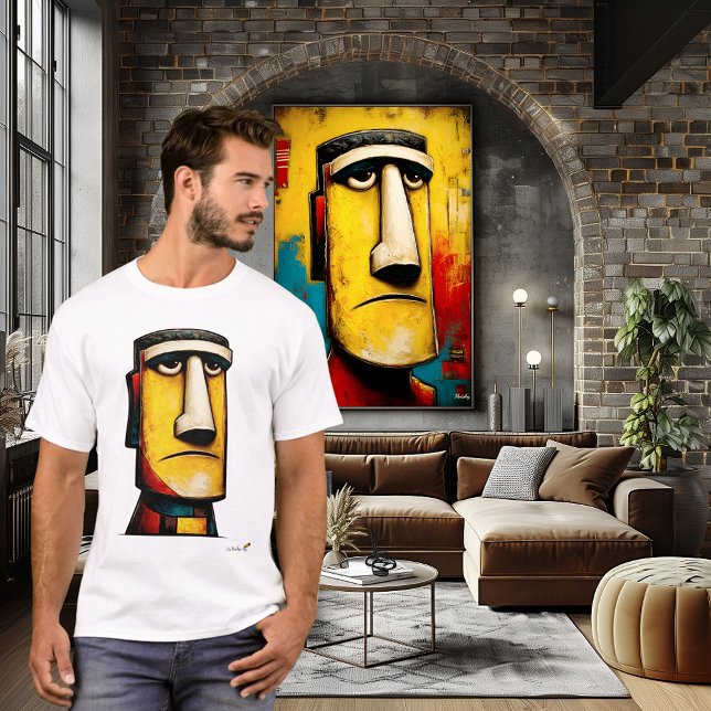Abstract Expressionist Face | Modern Symbolic T-Shirt (Creator Uploaded)
