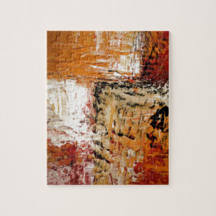 Abstract Expressionist Painting Art Jigsaw Puzzle