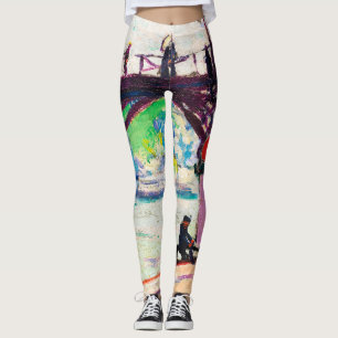 Abstract Expressionist Painting Trendy Women's Leggings