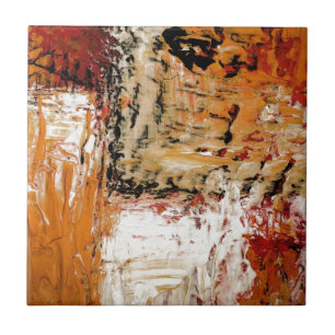 Abstract Expressionist Tile