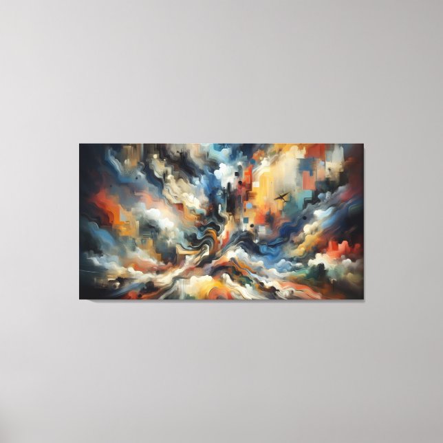  🎨 Abstract Expressions Wall Art:  Canvas Print (Front)
