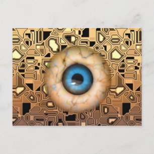 Abstract Eye Art Postcard