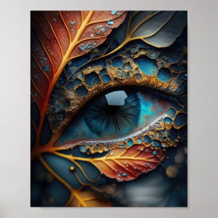 Abstract eye design  poster