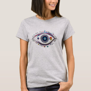 Abstract Eye Geometric Art – Women’s Basic T-Shirt