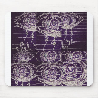 Abstract eye mouse pad