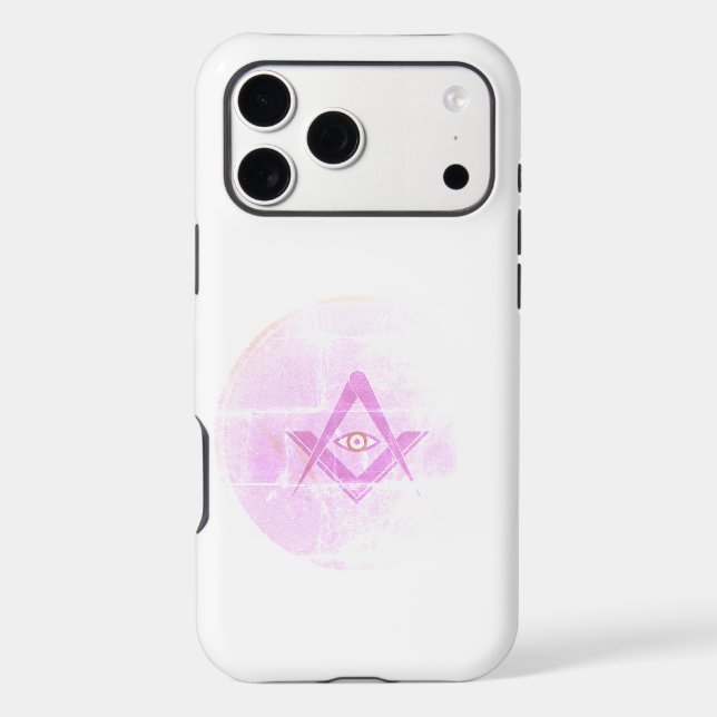 Abstract Eye Symbol iPhone 17 Case – Minimalist Ar (Back)