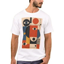Abstract Eyes – Geometric Art T-Shirt