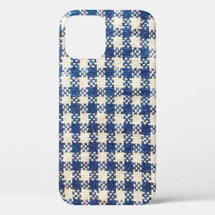 Abstract fabric pattern texture background iPhone 12 case