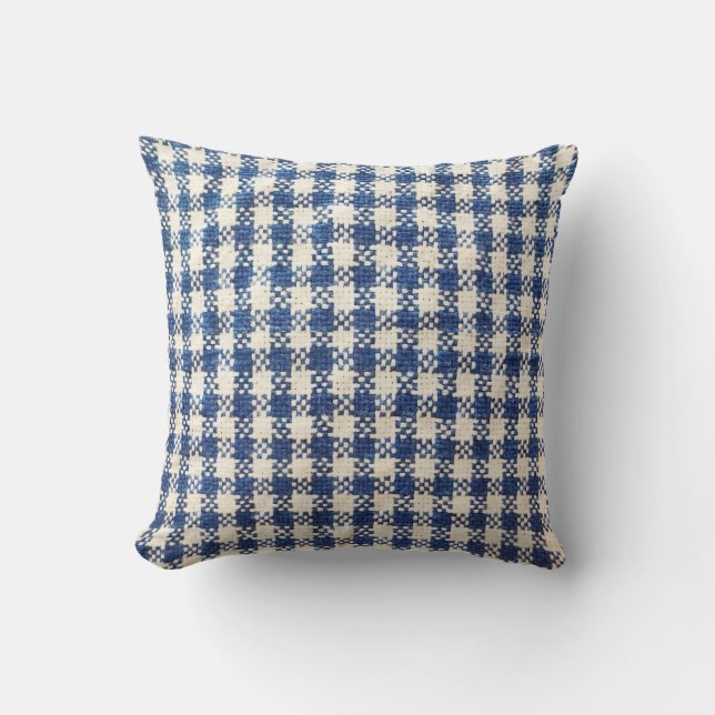 Abstract fabric pattern texture background cushion (Front)