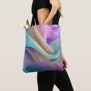 Abstract Fabric Texture in Pastel Tones Tote Bag