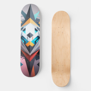 Abstract Face 3. Transformers Style Skateboard