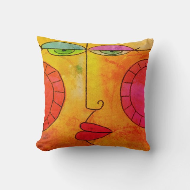 Abstract Face Cushion (Front)
