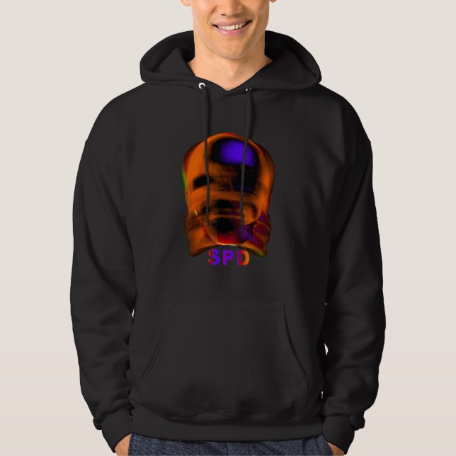 Abstract Face Design Hoodie (Front)