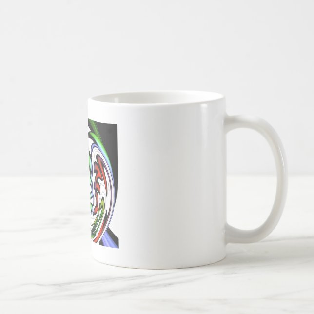 Abstract Face Hakuna Matata Art Print Coffee Mug (Right)