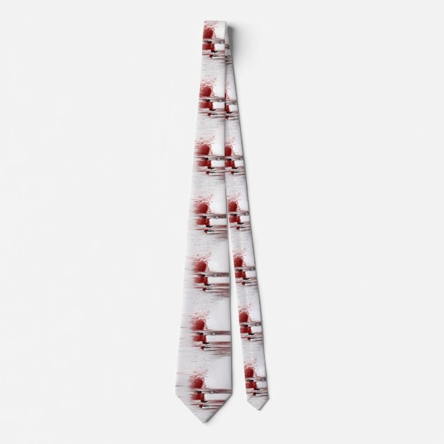 Abstract face in red tie (Front)