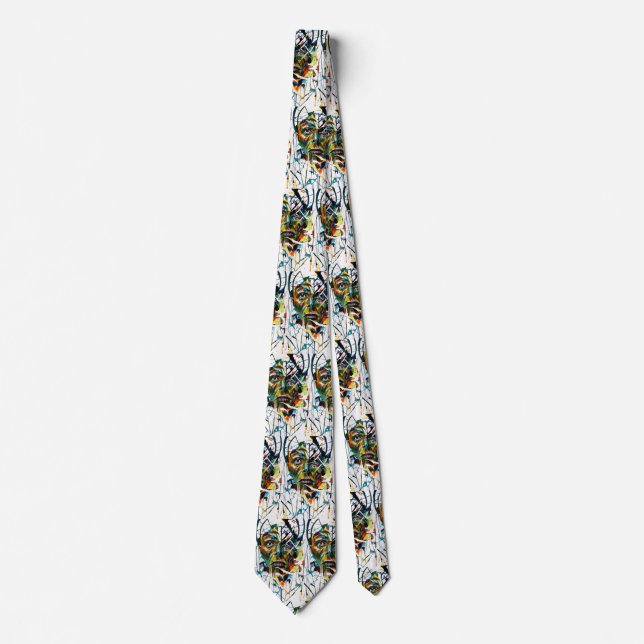 Abstract face of an alien tie (Front)