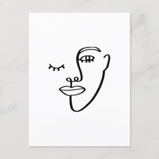 Abstract Face | Postcard