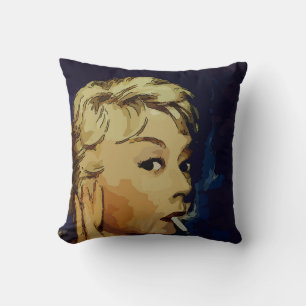 Abstract FAce with Cigarette Cushion