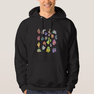 Abstract Faces  Artistic Faces Funky Hoodie