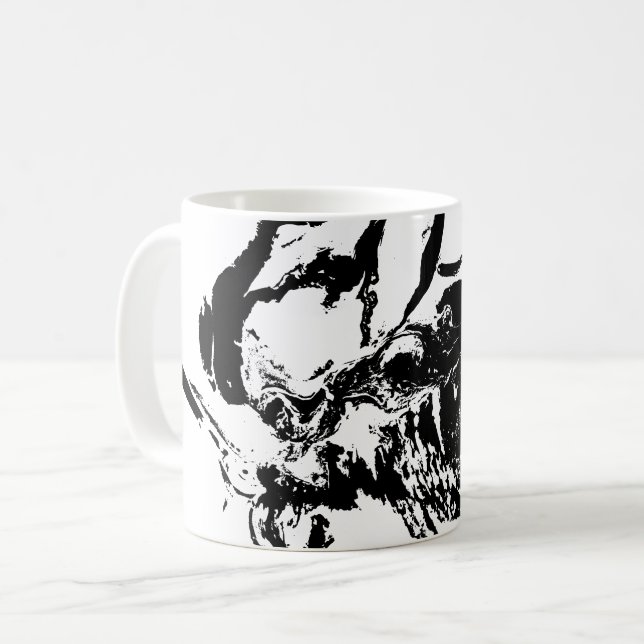 Abstract Faces Incidental Art Mug (Front Left)