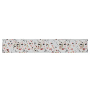 Abstract Faces Long Table Runner