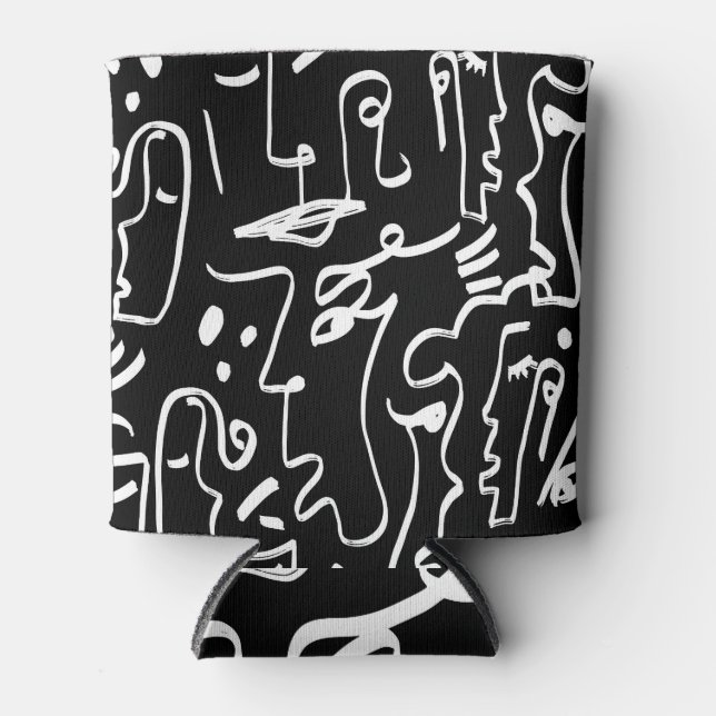 Abstract Faces Masks: Geometric Pattern Can Cooler (Front)