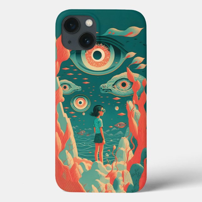 Abstract Fantasies World of Impossible Objects Case-Mate iPhone Case (Back)