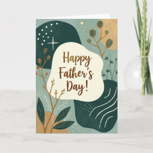Abstract Fathers Day Card