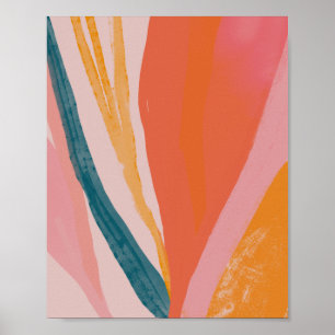 Abstract Fauna Poster