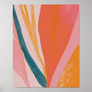 Abstract Fauna Poster