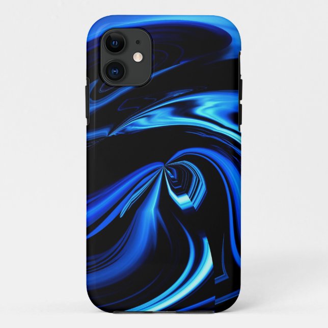 Abstract Feeding The Blue Whale Case-Mate iPhone Case (Back)