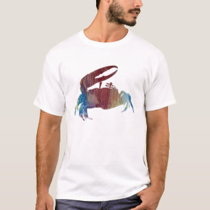 Abstract Fiddler Crab silhouette T-Shirt