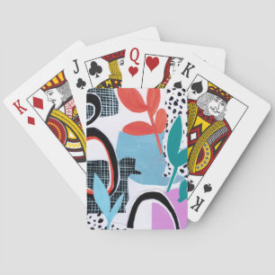 Abstract Field Trip Playing Cards