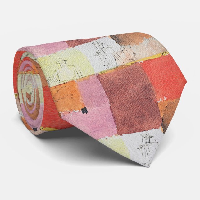 Abstract Figures Art - Bold Modern Tie (Rolled)