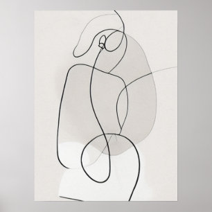 Abstract Fine Line Untitled. 2114 Poster