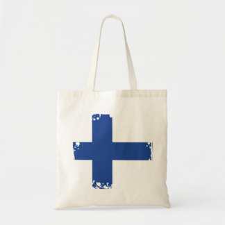 Abstract Finland Flag, Finnish Colours Tote Bag
