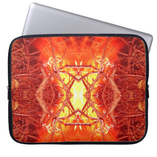 Abstract Fire Laptop Sleeve