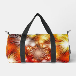 Abstract Fireworks Stars Background Duffle Bag