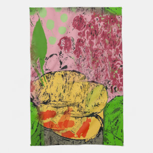 Abstract Fish, Homage to Matisse Tea Towel