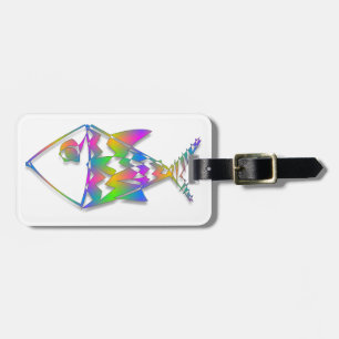 Abstract Fish Luggage Tag