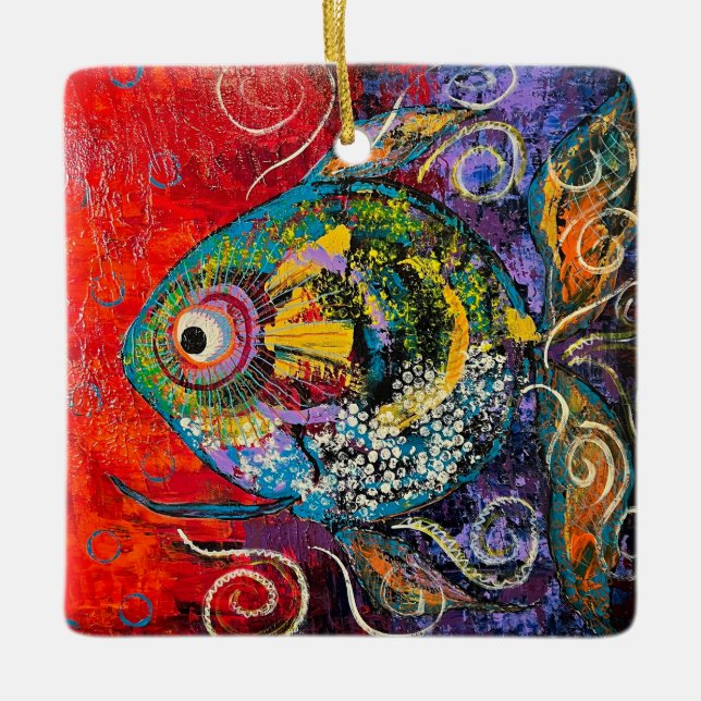 Abstract Fish Ornament (Front)
