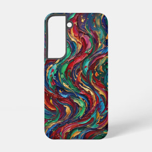 Abstract Flame Fire Dance Jewel Samsung Cases